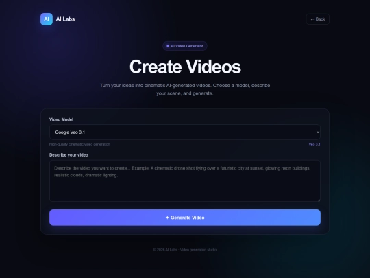 videos screenshot