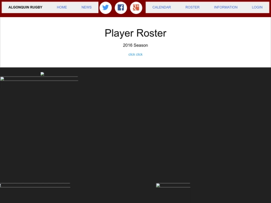Roster screenshot