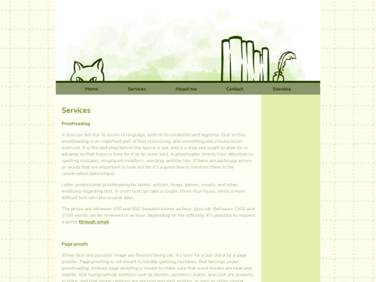EN/services screenshot