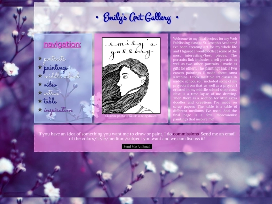 Kemp Personal Website screenshot