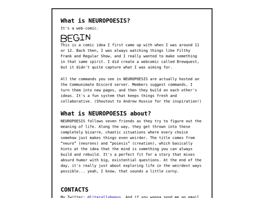 info screenshot