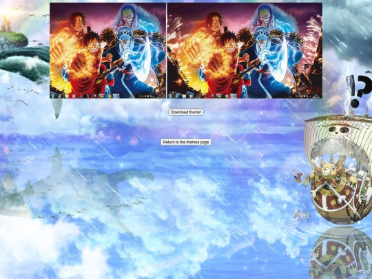 onepiece_theme screenshot