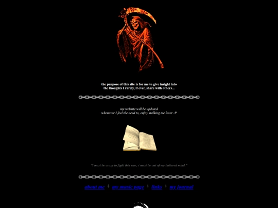 welcomepage screenshot