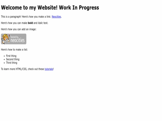 index screenshot