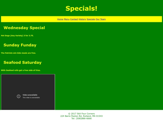 specials screenshot