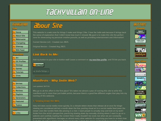 aboutsite screenshot