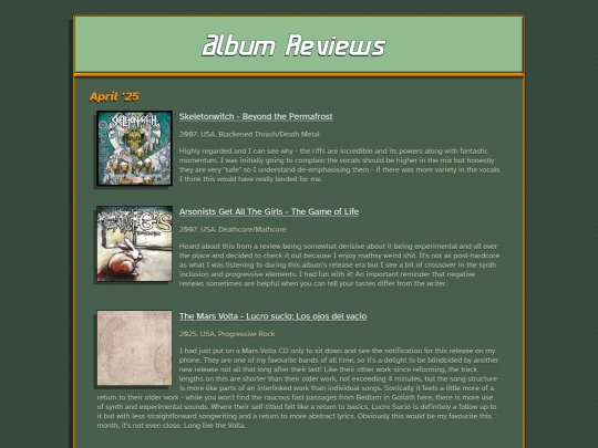 articles/reviews/albums-25apr screenshot