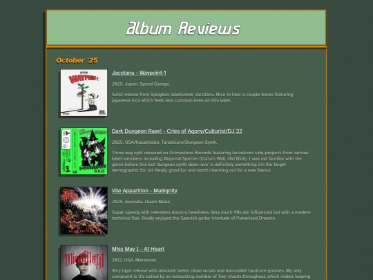 articles/reviews/albums-25oct screenshot