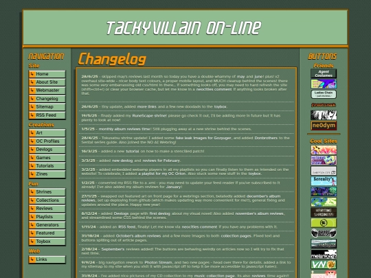 changelog screenshot