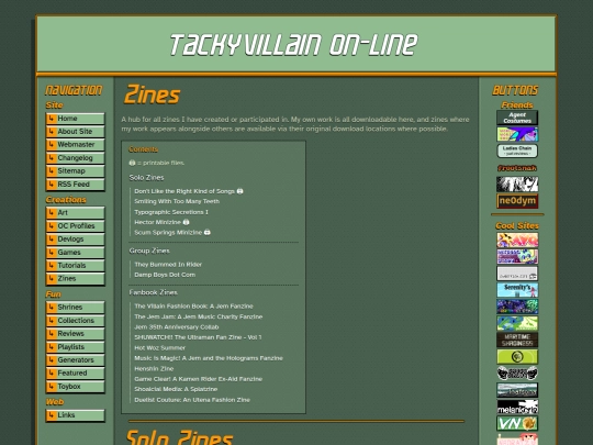 zines screenshot