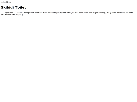 index screenshot