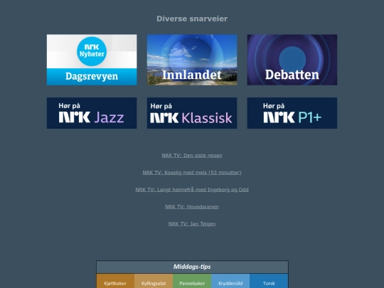 snarveier screenshot