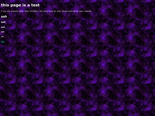 test screenshot