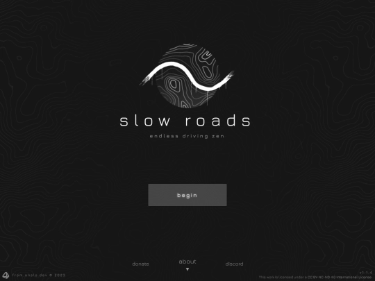 Slowroads screenshot