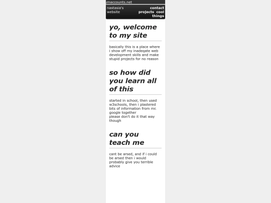 index screenshot