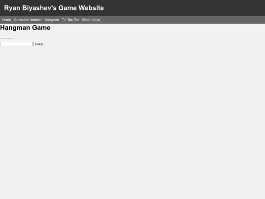FinalProject/Hangman screenshot