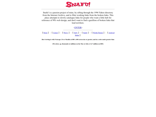 snafuwelcome screenshot