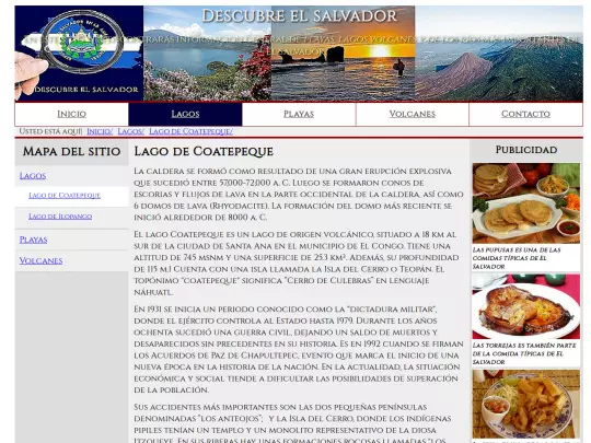 Descubre El Salvador/lagodecoatepeque screenshot