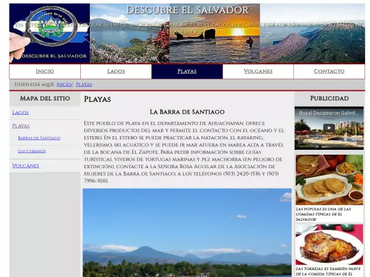 Descubre El Salvador/playas screenshot