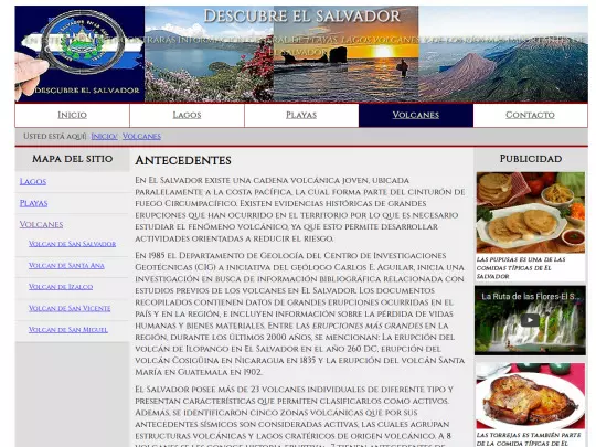 Descubre El Salvador/volcanes screenshot