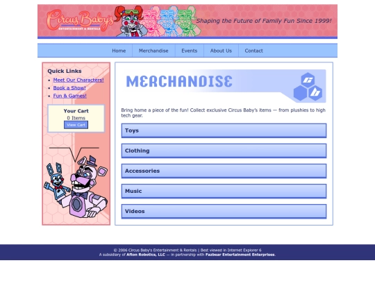 merch screenshot