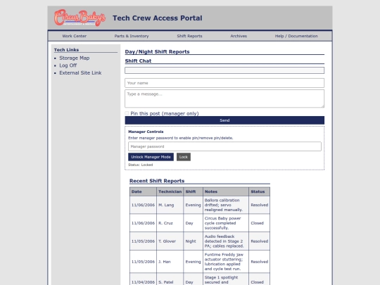 techcrew/reports screenshot