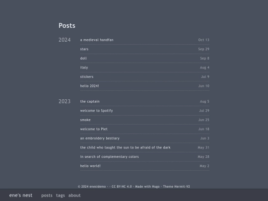 posts screenshot