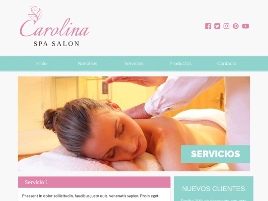 carolina/servicios screenshot