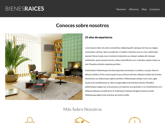 inmobiliaria/nosotros screenshot