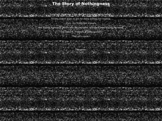 Nothingness screenshot