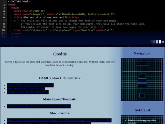 About/Credits screenshot