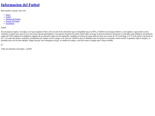 Reglas del Futbol screenshot
