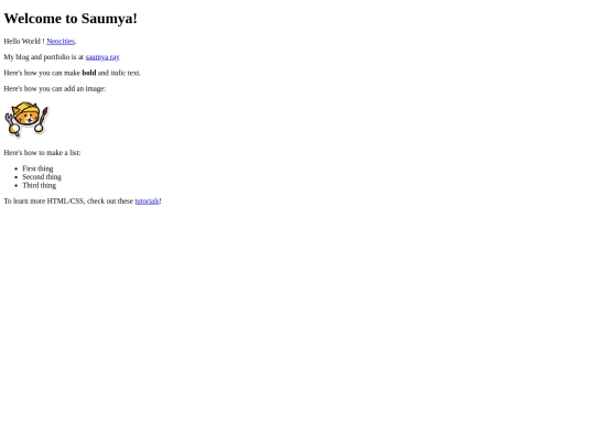 index screenshot