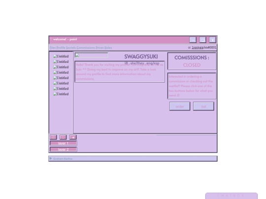 index screenshot