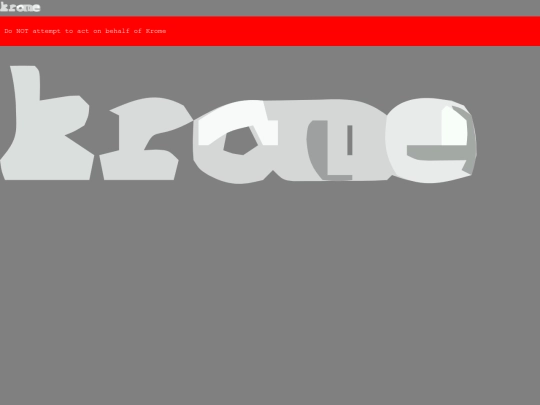 krome/logos screenshot