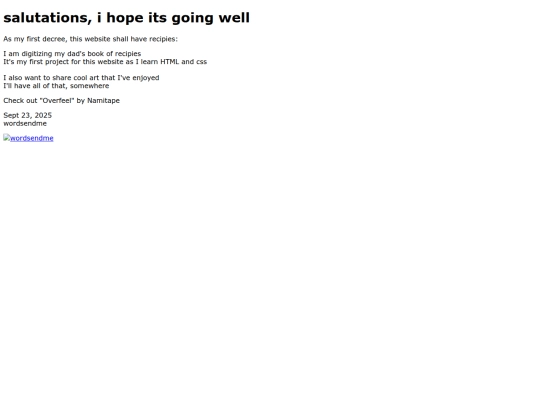 wordsendmeindex screenshot