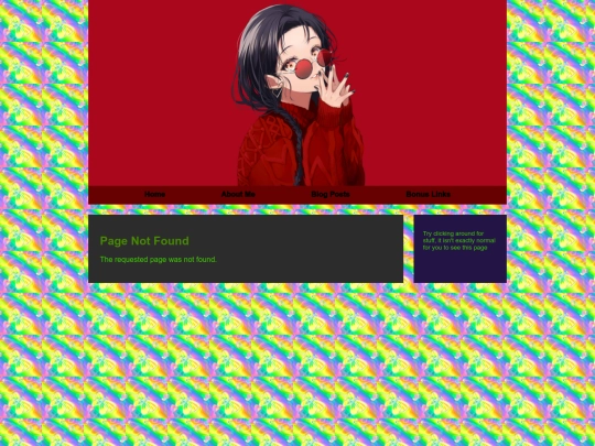 Not Found screenshot