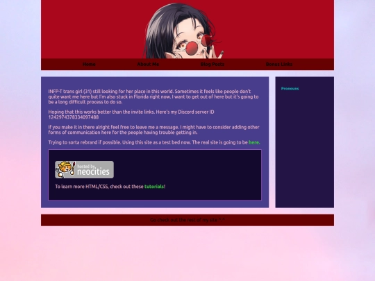 aboutme screenshot