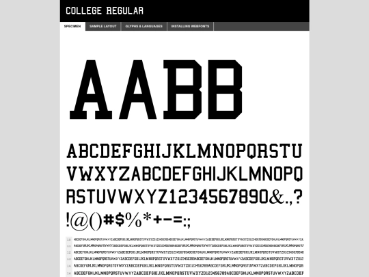 webfontkit-20220912-222045/college-demo screenshot