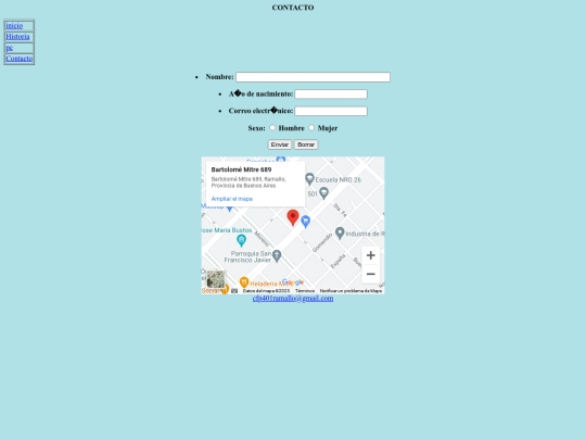 Contacto screenshot