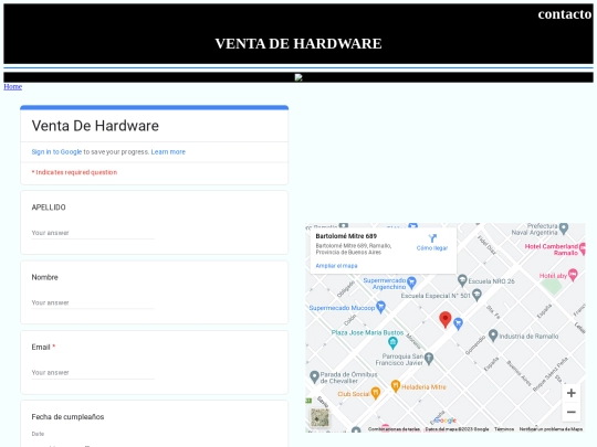 Contactoventa screenshot