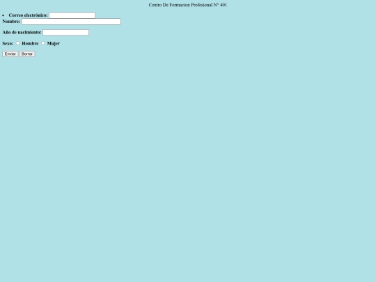 Formulario screenshot