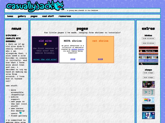 pages screenshot
