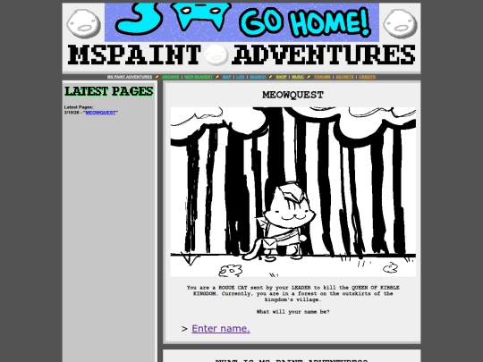 pages/mspa/mspa-shrine screenshot
