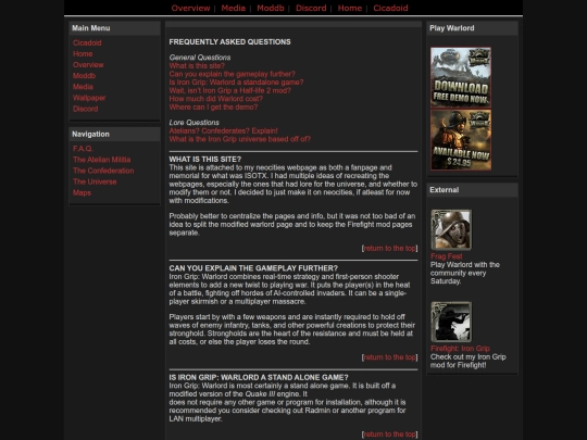 igw/FAQ screenshot