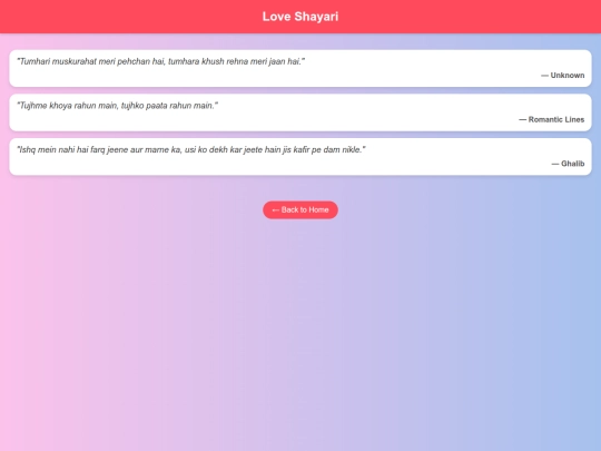 Love screenshot