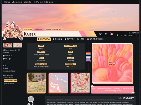 characters/fanverse/kaiser/somnivore screenshot