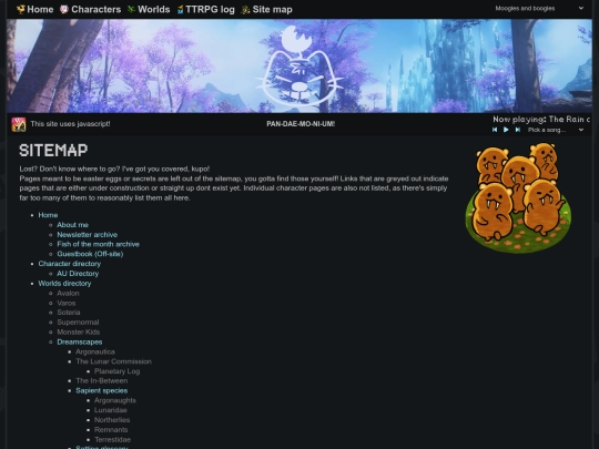 sitemap screenshot