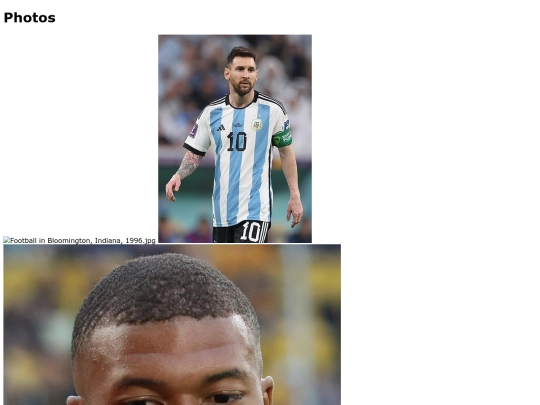 photos screenshot