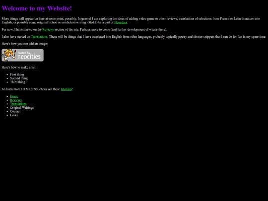 index screenshot